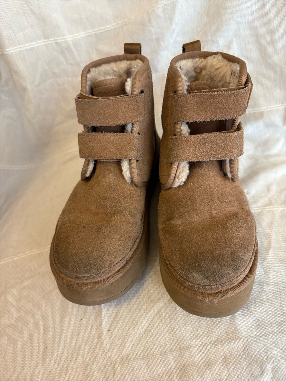 UGG Chestnut Suede Neumel Platform Boots - Picture 6 of 7
